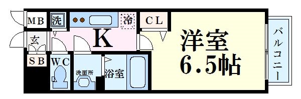 メインステージ新大阪の物件間取画像