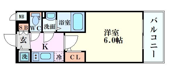 エスリード新大阪グランゲートノースの物件間取画像