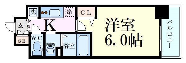 プレサンス新大阪コアシティの物件間取画像