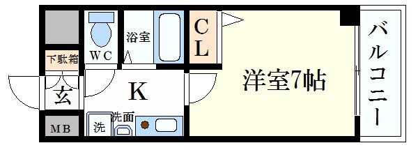 エスリード福島駅前の物件間取画像