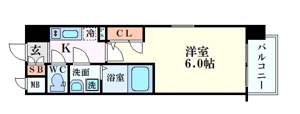 新大阪駅 徒歩6分 4階の物件間取画像