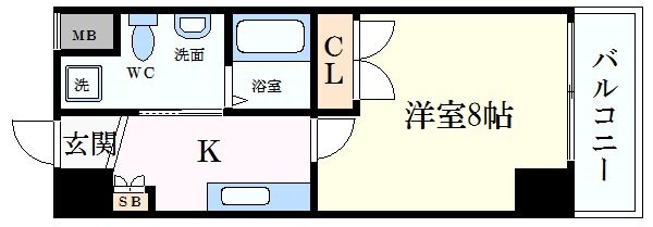 S-FORT江坂LIBERTSの物件間取画像