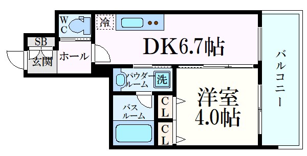 スプランディッド安土町　の物件間取画像