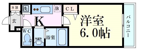 プレサンス新大阪ザ・シティの物件間取画像