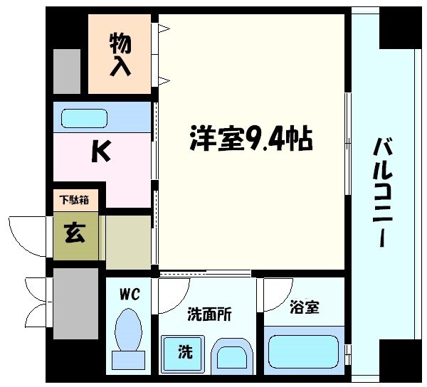 江坂駅 徒歩5分 7階の物件間取画像