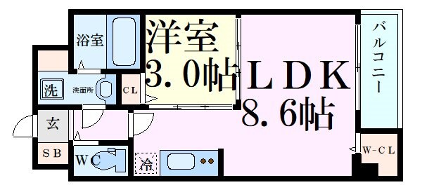 SEST新大阪の物件間取画像