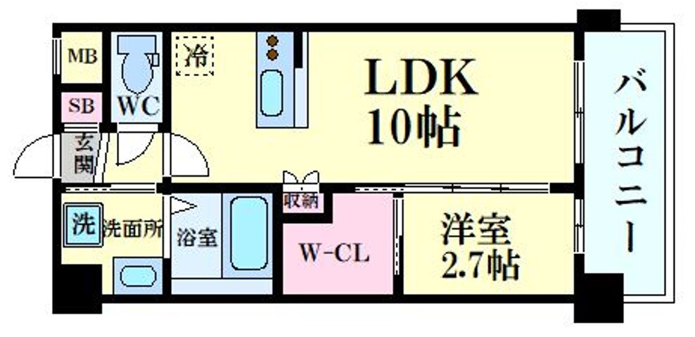 セレニテ東三国ミラクの物件間取画像