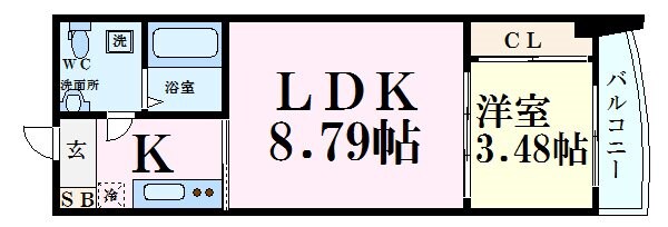 LaDouceur江坂の物件間取画像