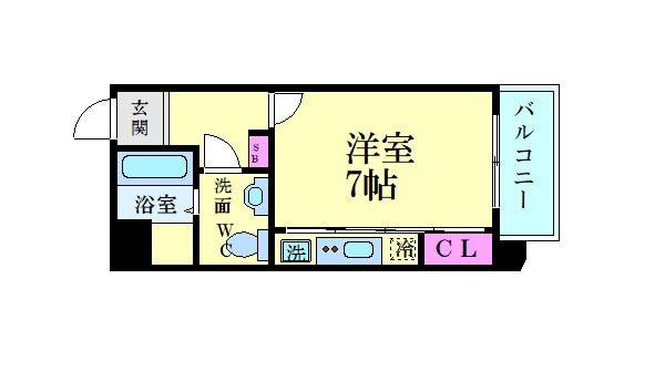 ドゥーエ江坂Ⅰの物件間取画像