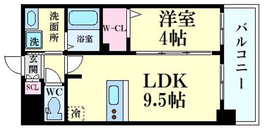 S-RESIDENCE東三国amanteの物件間取画像