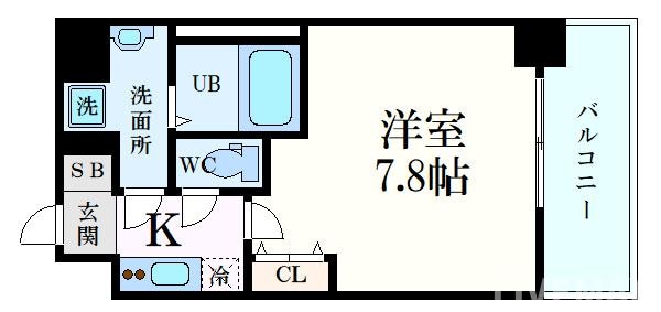 セオリー大阪ベイシティの物件間取画像