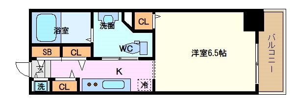 W.O.B　SHINMACHIの物件間取画像