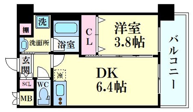 ディームス御幣島の物件間取画像