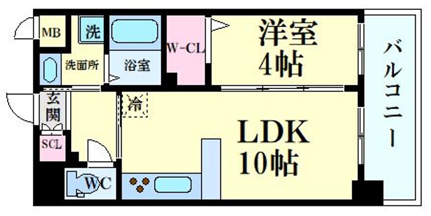 S-RESIDENCE東三国amanteの物件間取画像