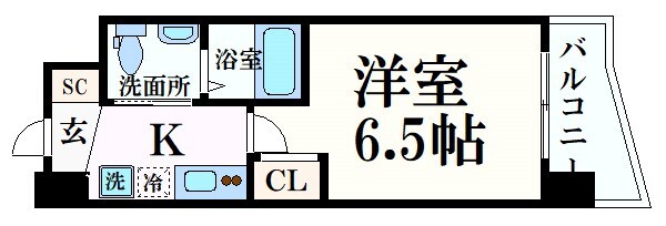 セレニテ福島プリエの物件間取画像