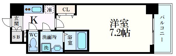 S-RESIDENCE大和田alineの物件間取画像