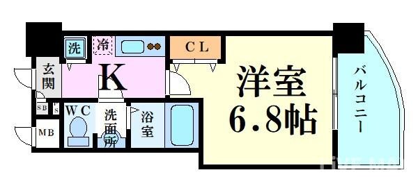 レグゼスタ福島Ⅱの物件間取画像