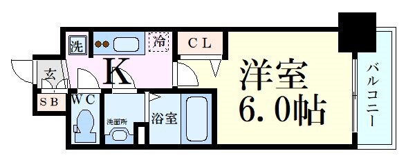 プレサンス新大阪ストリームの物件間取画像