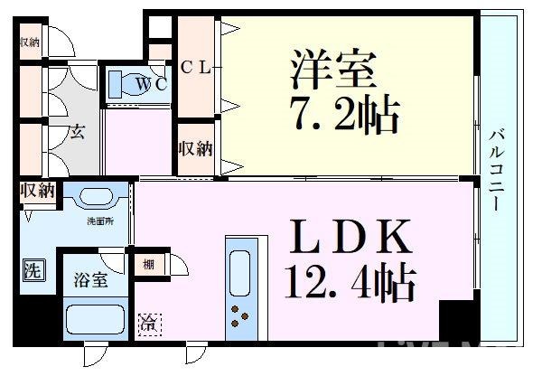 アーバネックス淀屋橋の物件間取画像