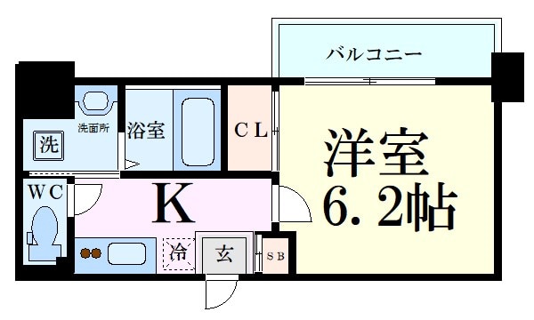 Dimus新大阪の物件間取画像