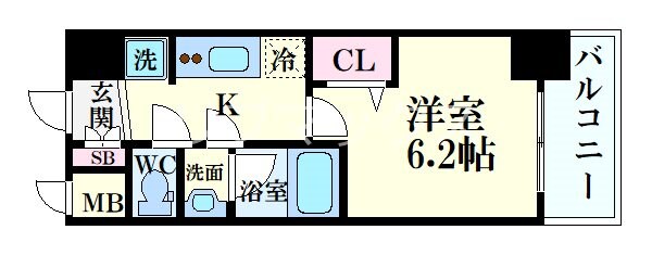 プレサンス東三国駅前グランクラスの物件間取画像