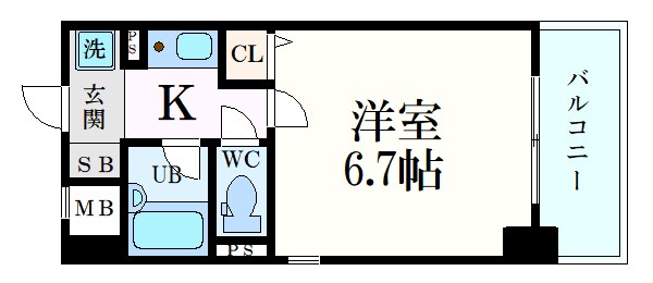 物件間取画像