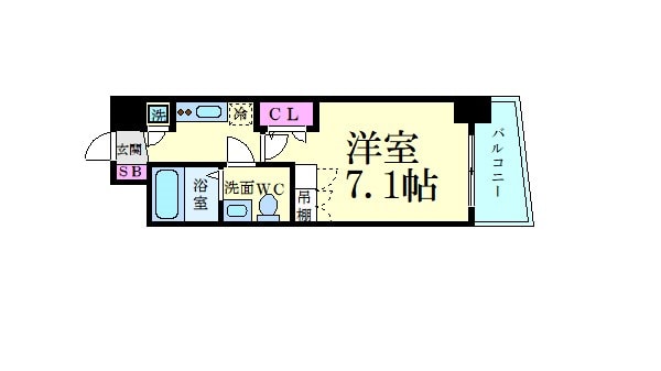 セレニテ新大阪カルムの物件間取画像