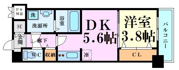 スプランディッド新大阪EASTの物件間取画像