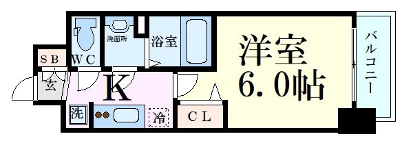 プレサンス新大阪ストリームの物件間取画像