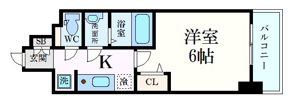 プレサンス野江内代ペルティエの物件間取画像