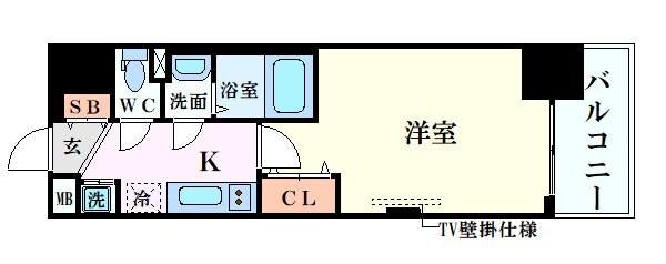 Luxe新大阪α(アルファ)の物件間取画像