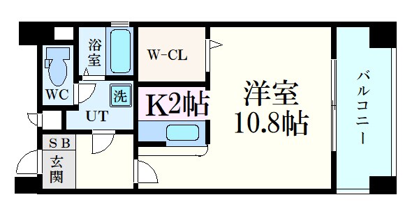 江坂駅 徒歩10分 6階の物件間取画像