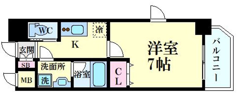 アリビオ江坂垂水町の物件間取画像