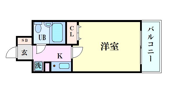 エスリード新大阪第7の物件間取画像