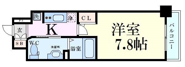 新大阪駅 徒歩7分 7階の物件間取画像