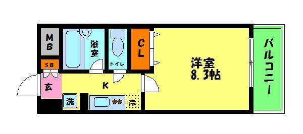 グレイス丸萬の物件間取画像