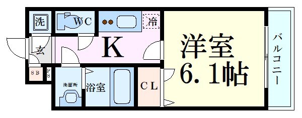 エスリード北大阪レジデンスの物件間取画像