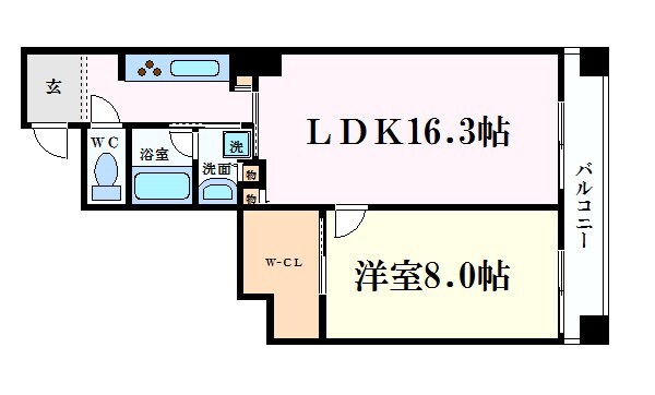 ブラービ南船場の物件間取画像