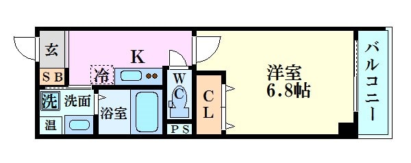 IF柴島の物件間取画像