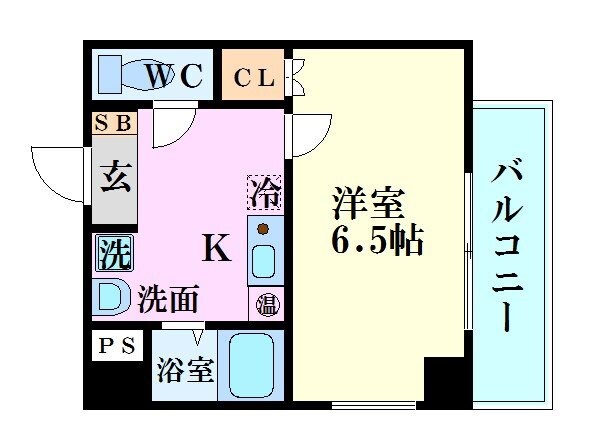 みおつくし堂島の物件間取画像