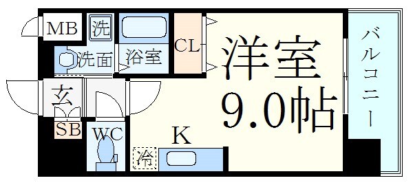 Comforespa新大阪の物件間取画像