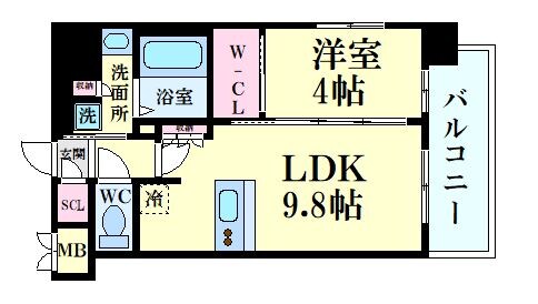 リヴィエール江坂江の木公園の物件間取画像