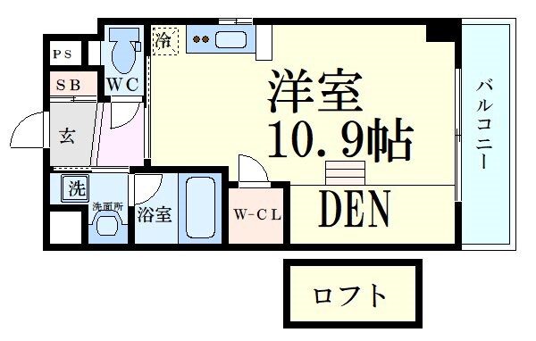 新大阪駅 徒歩10分 5階の物件間取画像