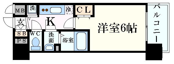 プレサンス新大阪ヴィガの物件間取画像