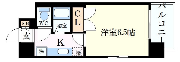 エスリード京橋ステーションプラザの物件間取画像