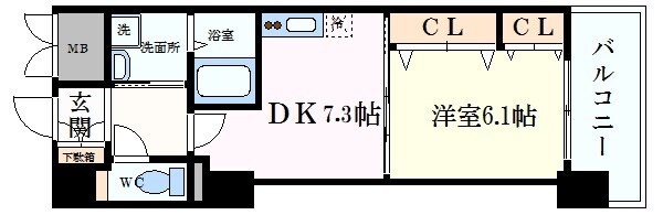 フィールドライト新大阪の物件間取画像