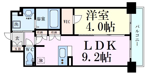 BPRレジデンス新梅田の物件間取画像