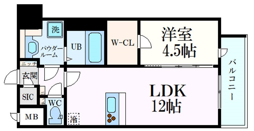 スプランディッド新大阪VⅠの物件間取画像