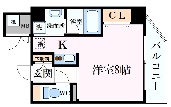 プリマベラ福島の物件間取画像
