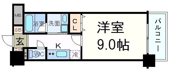 新大阪駅 徒歩7分 4階の物件間取画像